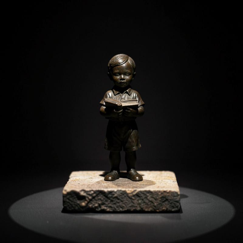 The First Step, Cast bronze by Derrick Monk